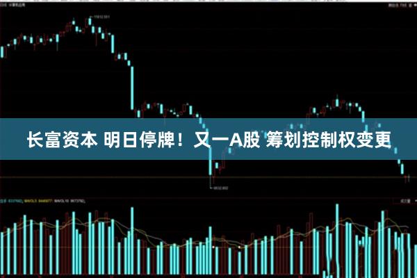 长富资本 明日停牌！又一A股 筹划控制权变更